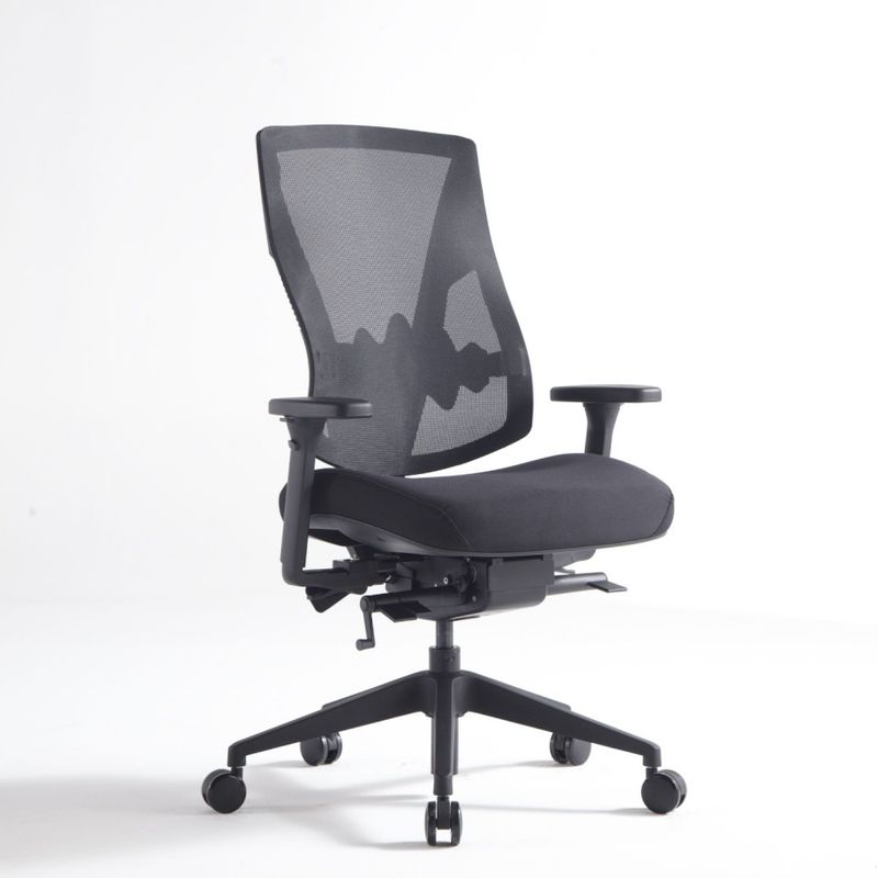 Cesar+ kontorstol, sort/mesh