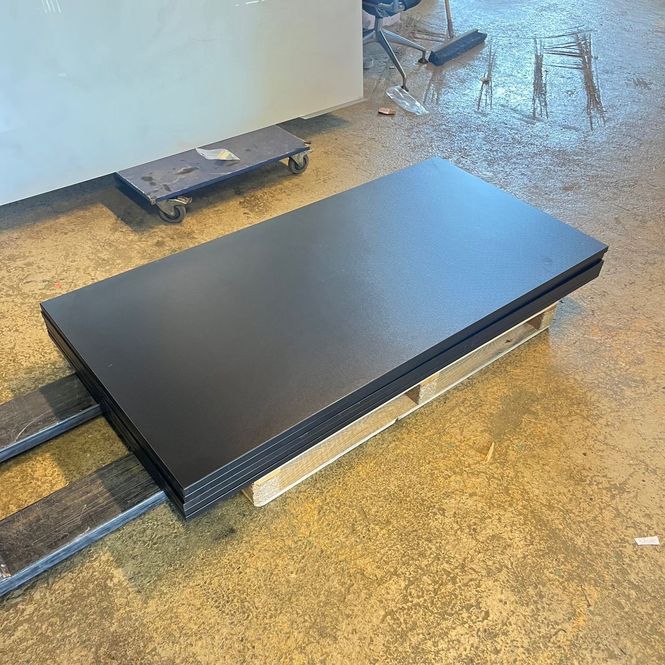 Hovedbilde Ercomi bordplate 160x80cm, sort