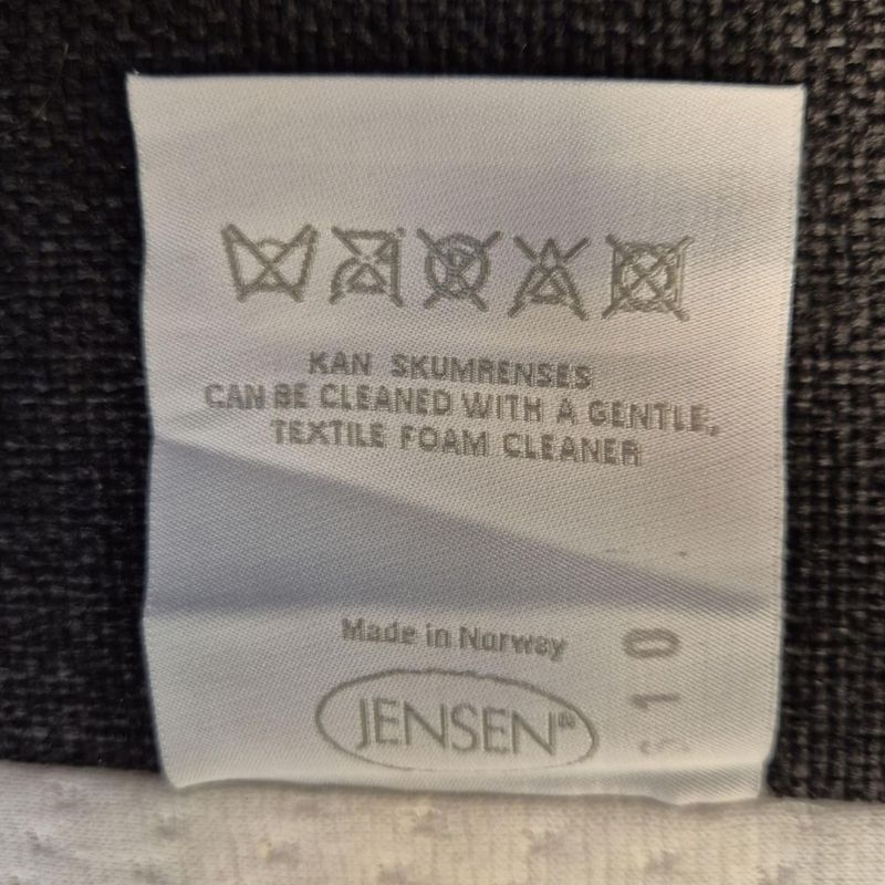 Jensen Contract dobbelseng 180x200cm m/overmadrass, sort