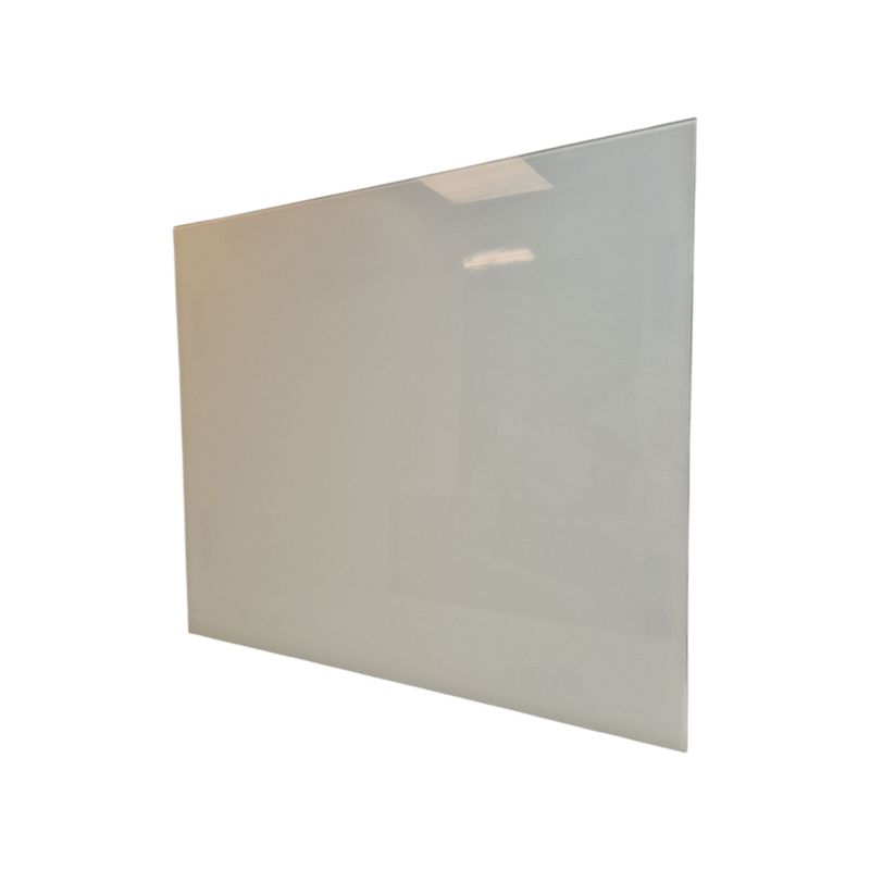 Whiteboard glasstavle 118x100cm, hvit