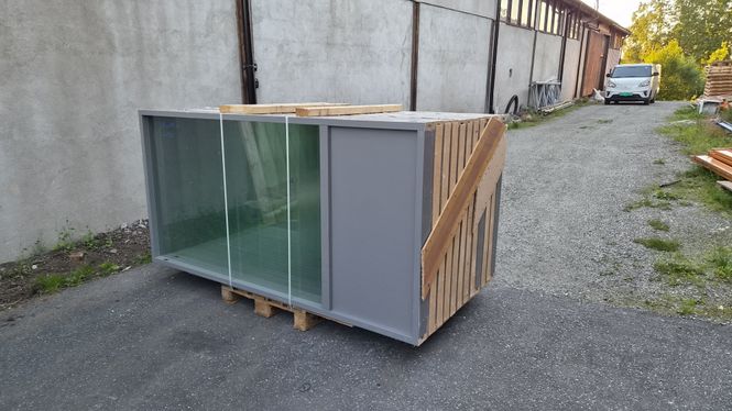 Hovedbilde Time glassvegger, brannklasse F30
