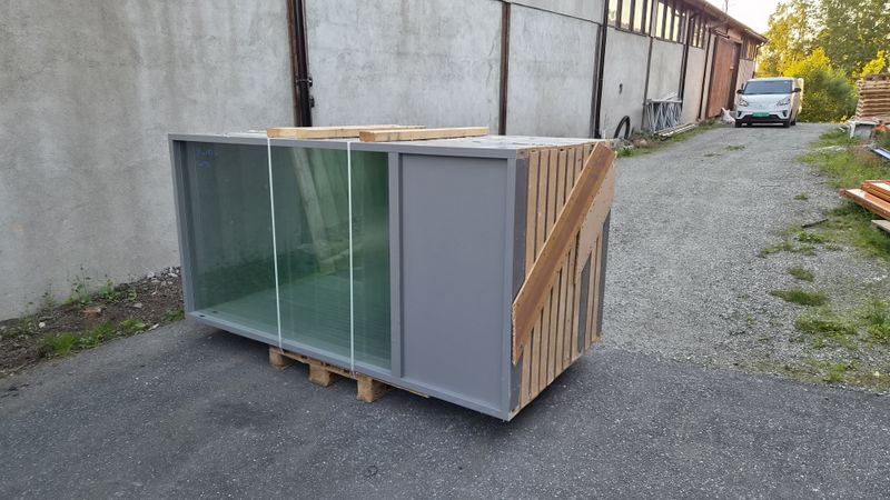 Time glassvegger, brannklasse F30