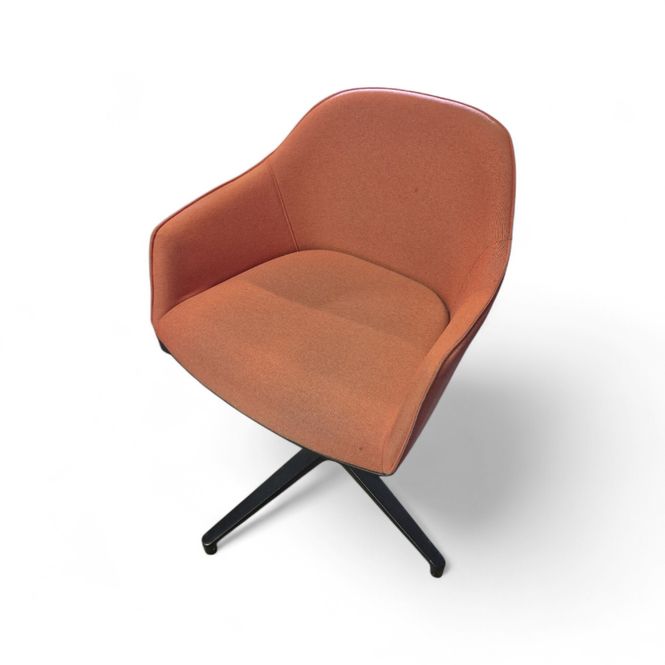 Hovedbilde Vitra softshell stol med kryss, rosa